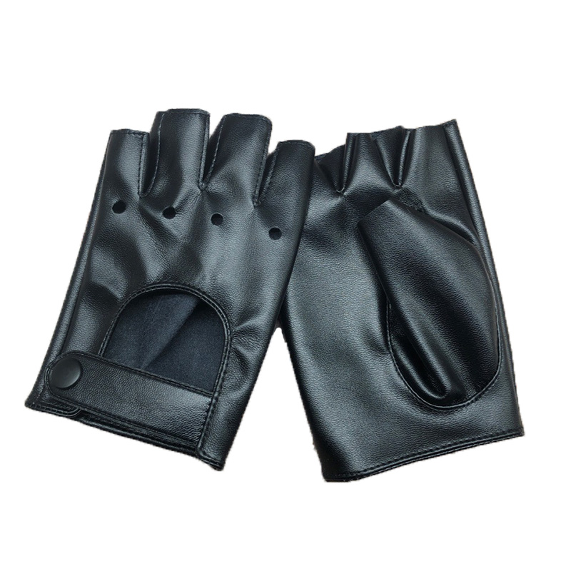 Leather Driving Glove - Женские перчатки в стиле панк для