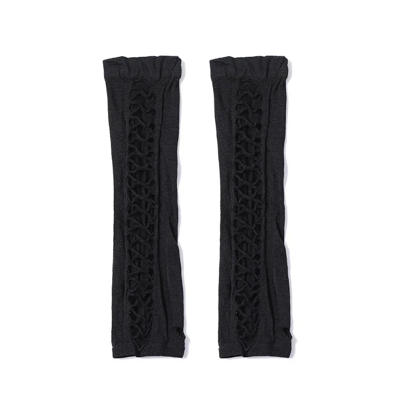 Длинные кружевные перчатки для – обзор и цена Fingerless Glove Knit