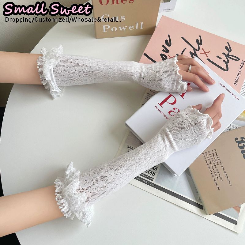 Женские белые нарукавники в ст – обзор и цена Fingerless Glove Knit