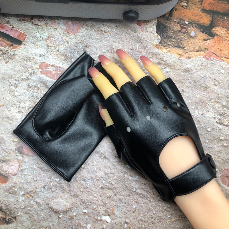 Женские перчатки в стиле панк  – обзор и цена Leather Driving Glove