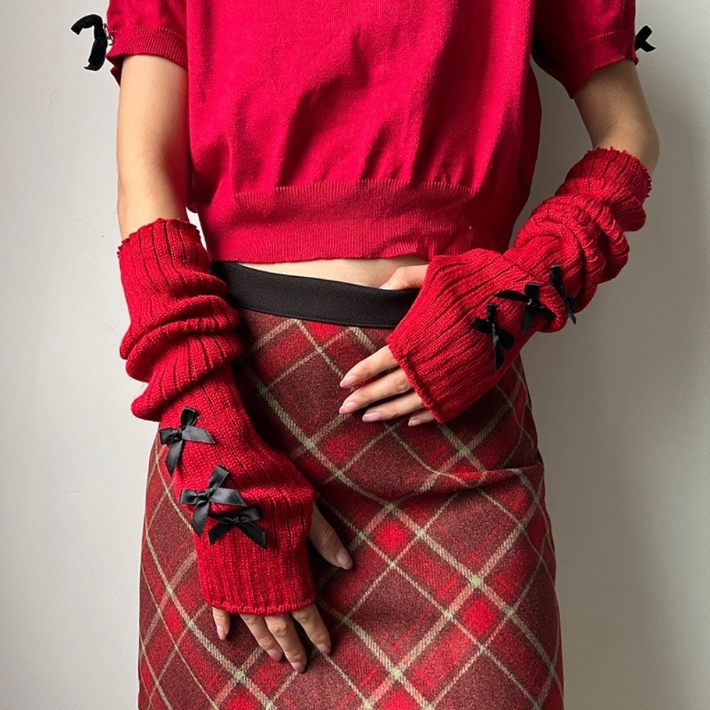 Вязаные нарукавники в стиле пр – обзор и цена Fingerless Glove Knit