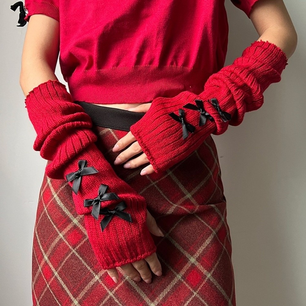 Вязаные нарукавники в стиле пр – обзор и цена Fingerless Glove Knit