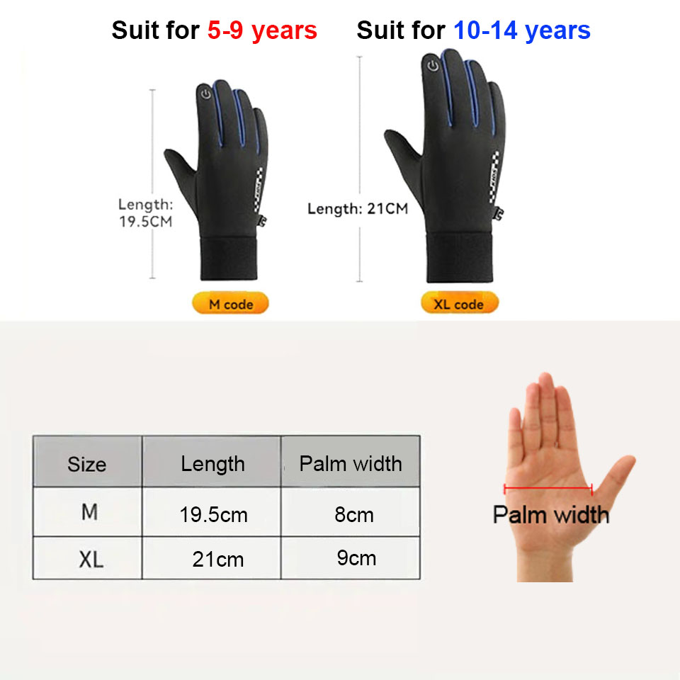 GTUBIKE детские перчатки с сен – обзор и цена Ski Glove Waterproof