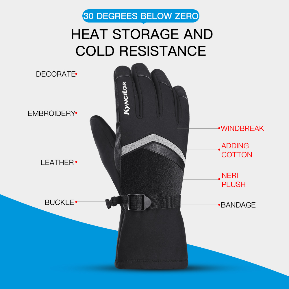 Зимние уличные велосипедные лы – обзор и цена Ski Glove Waterproof